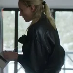 Steal S01 Sophie Turner Black Leather Jacket