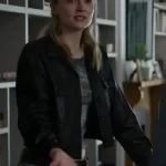 Steal S01 Sophie Turner Leather Black Jacket