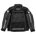 Supreme Fox Racing Black Hooded Jacket Back