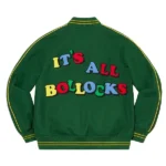 Supreme Green Wool Jacket Back