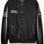 The Cal Pirelli Calendar Black Varsity Jacket