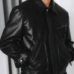 The Manipulated Ji Chang-Wook Black Leather Jacket