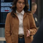 The Rookie Alyssa Diaz Suede Leather Jacket