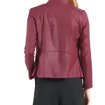 The Today Show Hoda Kotb Leather Jacket Back