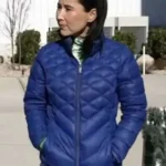 The Today Show Vicky Nguyen Blue Quilted Jacket