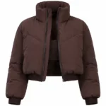 The Traitors S04 Porsha Williams Brown Puffer Jacket
