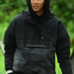 The Traitors US S04 Kristen Kish Black Quilted Jacket