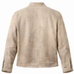 The Wrecking Crew Jason Momoa Beige Jacket Back