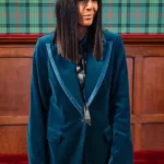 Traitors Claudia Winkleman Blue Blazer