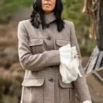 Traitors Claudia Winkleman Grey Wool Jacket