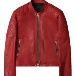Typhoon Family Kang Tae-Pung Leather Red Jacket