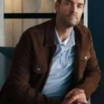 Will Forte Sunny Nights S01 Suede Leather Jacket