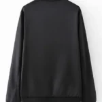 Womens Plum Blossom Bomber Jacket Back