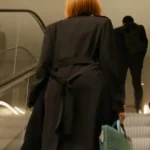 Yusra Warsama Steal 2026 Black Trench Coat Back