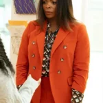 Abbott Elementary Janelle James Orange Blazer