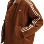 Adidas 2026 CNY Brown Corduroy Striped Jacket