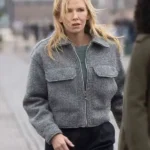 Amanda Rollins Law and Order SVU Grey Wool Jacket