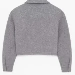 Amanda Rollins Law and Order SVU S27 Grey Wool Jacket Back