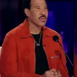 American Idol Lionel Richie Orange Suede Jacket