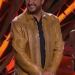 American Idol Luke Bryan Brown Jacket