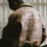 Bentley x Picante Brown Leather Jacket Back