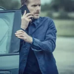 Betrayal Shaun Evans Blue Cotton Jacket