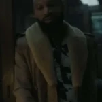 Bobby Trey Cross Brown Shearling Coat