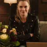 Boston Blue Maggie Lawson Black Leather Jacket
