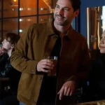 CIA 2026 Tom Ellis Brown Suede Jacket