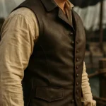 Captain Jack Sparrow Leather Vest