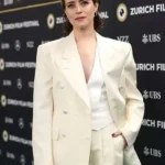Claire Foy H Is for Hawk Off White Blazer