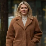 Daredevil Born Again Karen Page Brown Wool Coat