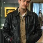 Drops of God Lorenzo Black Leather Jacket