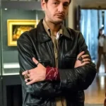 Drops of God Lorenzo Leather Jacket