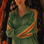 Emily In Paris Emily Cooper Green Track Jacket