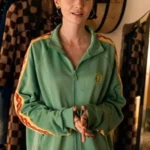 Emily in Paris S05 Lily Collins Mint Green Track Jacket
