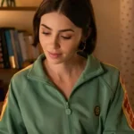 Emily in Paris S05 Lily Collins Mint Track Green Jacket