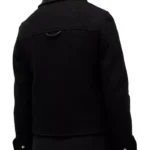 General Hospital Bluesy Burke Black Wool Jacket Back