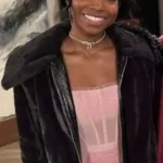 General Hospital Tabyana Ali Black Jacket