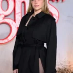 Haley Bennett Wuthering Heights UK Premiere Coat