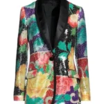 Haley Lu Richardson Ponies S01 Floral Sequin Blazer