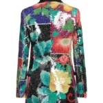 Haley Lu Richardson Ponies S01 Floral Sequin Blazer Back