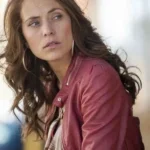 Heidi Johanningmeier Chicago PD Red Leather Jacket