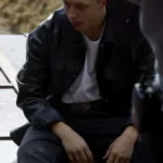 Holden Dwyer Home and Away Black Leather Jacket