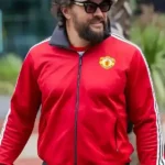 Jason Momoa Manchester United Red Track Jacket