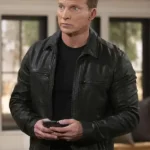 Jason Morgan General Hospital Black Leather Jacket