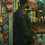 Johnny Ray Gill Cross Black Leather Jacket