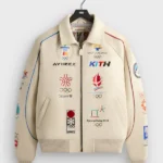 Kith & AVIREX for Olympics Heritage Leather Bomber Jacket