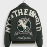 Kith Leather Varsity Jacket Back