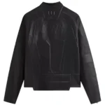 Kith x Batman Wayne Industries Moto Jacket Back